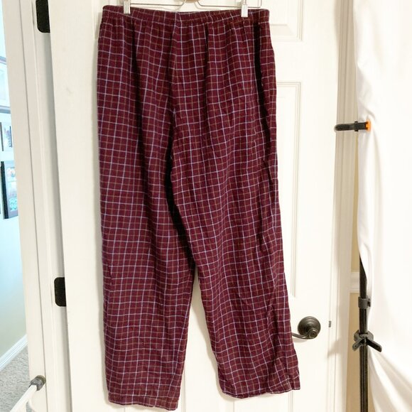Lands' End 100% Cotton Flannel PJ Set Size L - Picture 5 of 10